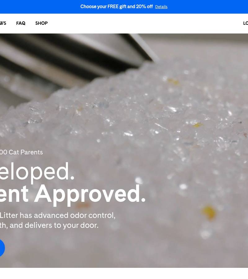 PrettyLitter — winning pet Shopify store