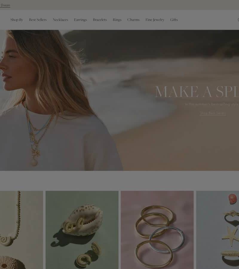 Gorjana — winning accessories Shopify store