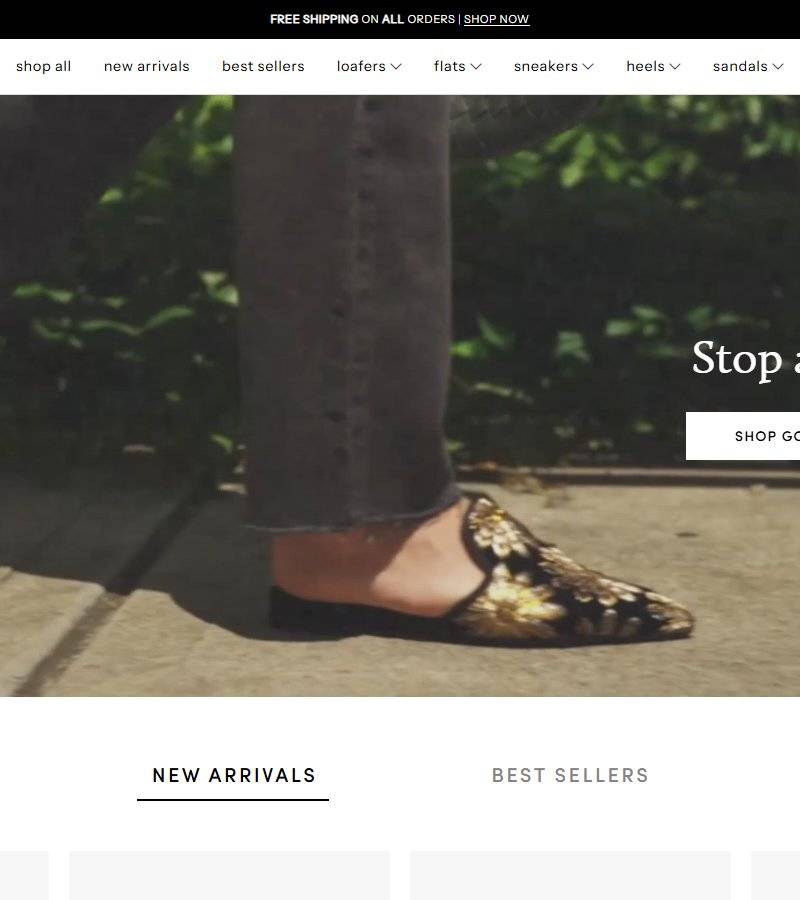 Birdies — winning footwear Shopify store