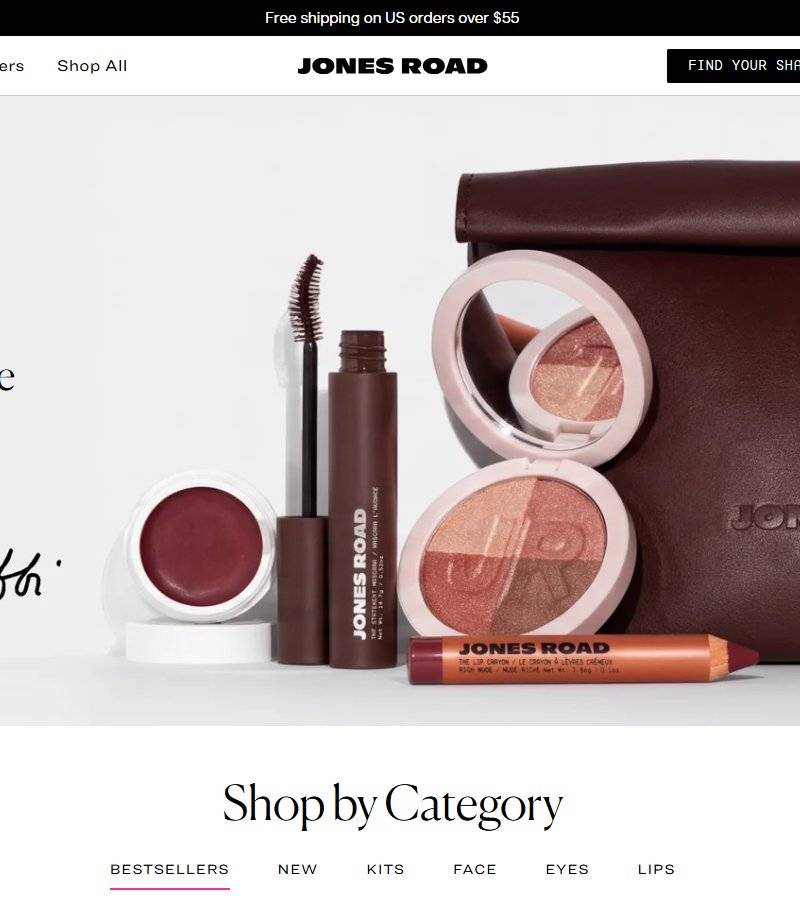 Jones Road Beauty | Clean, High-Grade Cosmetics — winning beauty Shopify store