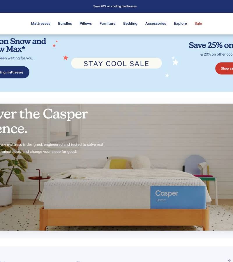 Casper — winning home & living Shopify store