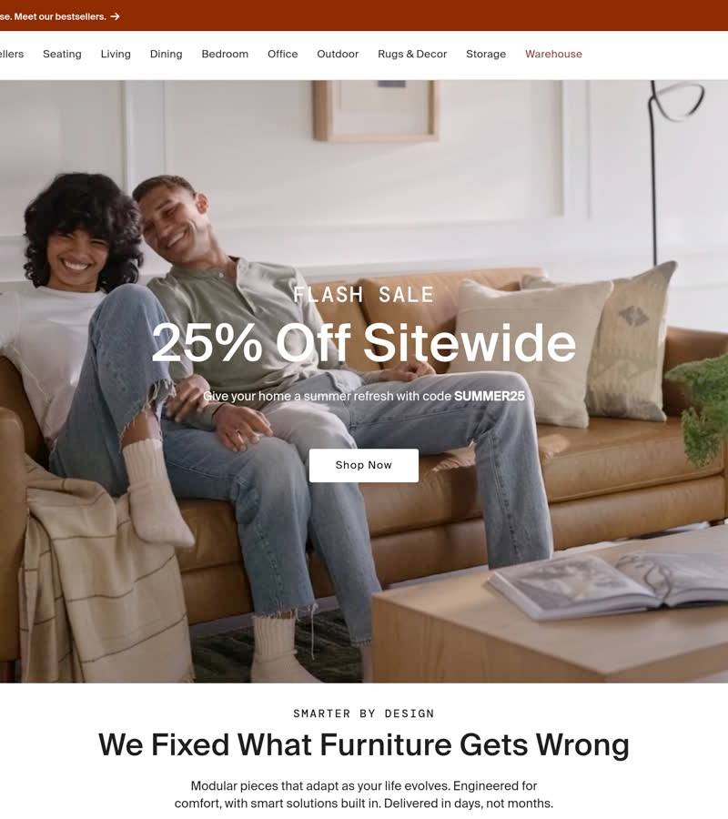 Burrow — winning home & living Shopify store