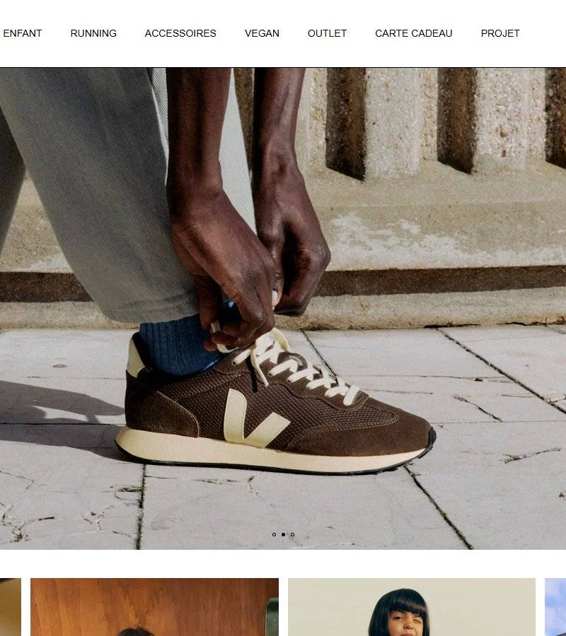 Veja — winning footwear Shopify store