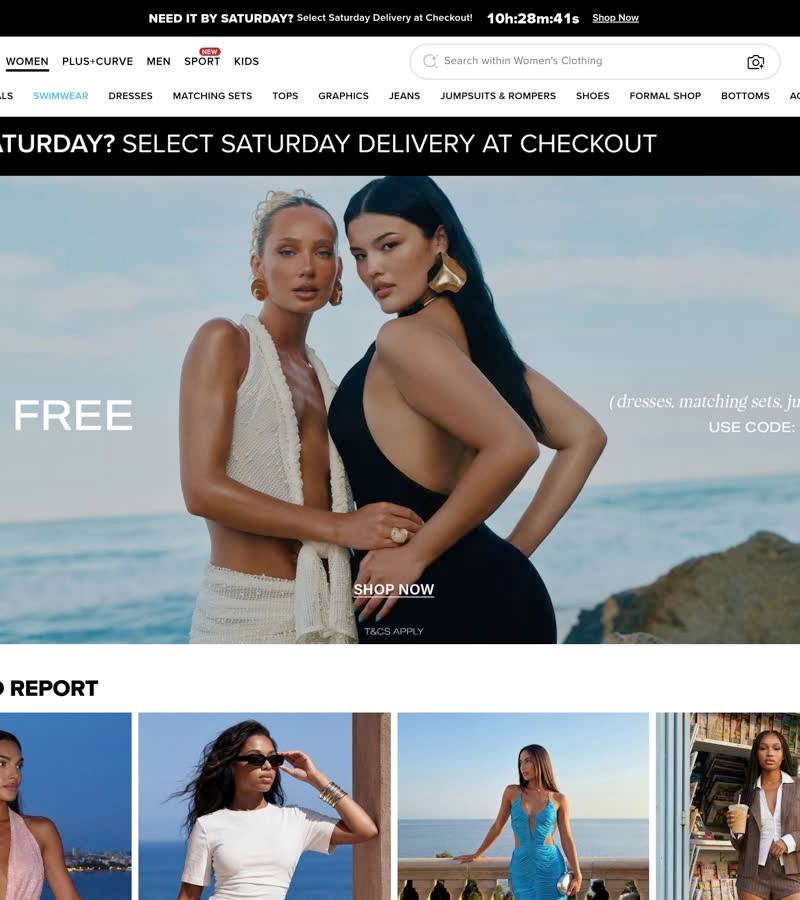 Fashion Nova — winning apparel Shopify store