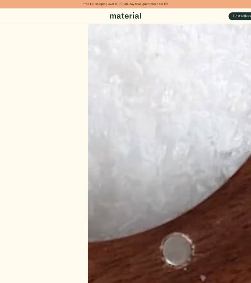 Material — winning home & living Shopify store