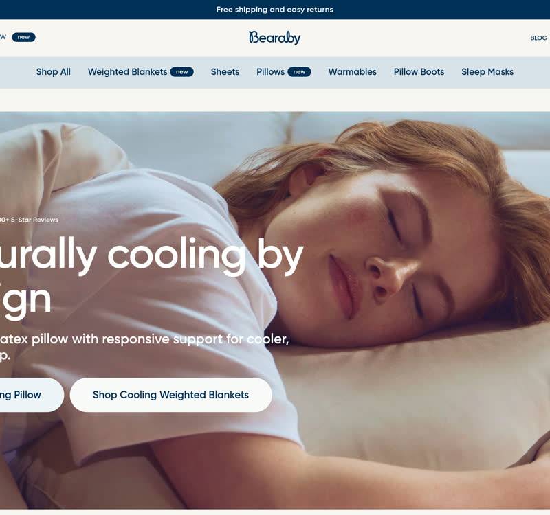 Bearaby — winning home & living Shopify store