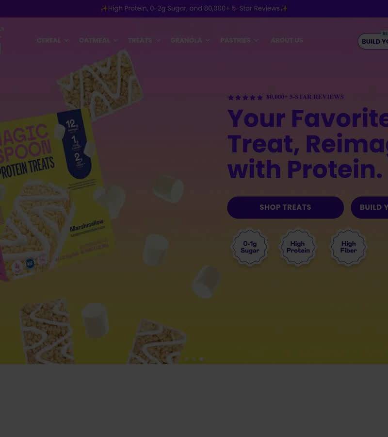 Magic Spoon — winning beverage Shopify store