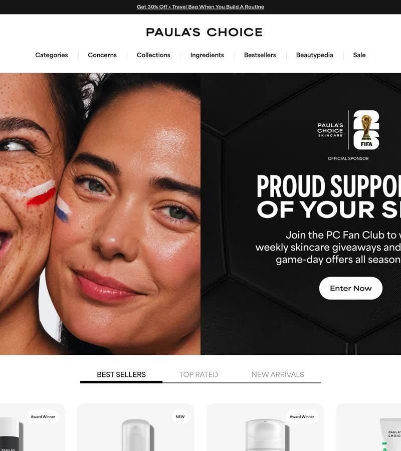 Paula's Choice — winning skincare store