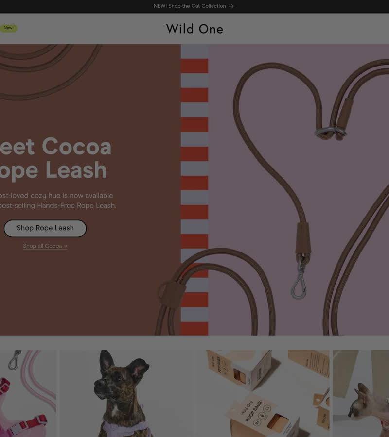 Wild One — winning pet Shopify store